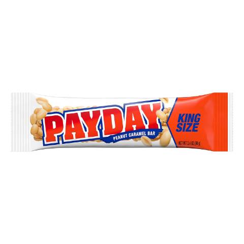 Payday Bar, Peanut Caramel, King Size 3.4 oz