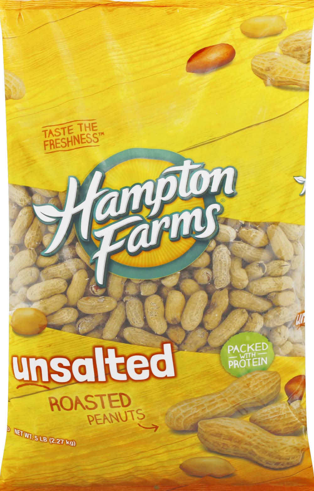 Hampton Farms Unsalted Roasted Peanuts (5 lbs)