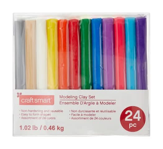 Craft Smart Ez Shape Modeling Clay, Assorted (1.02 lbs, 24 ct)