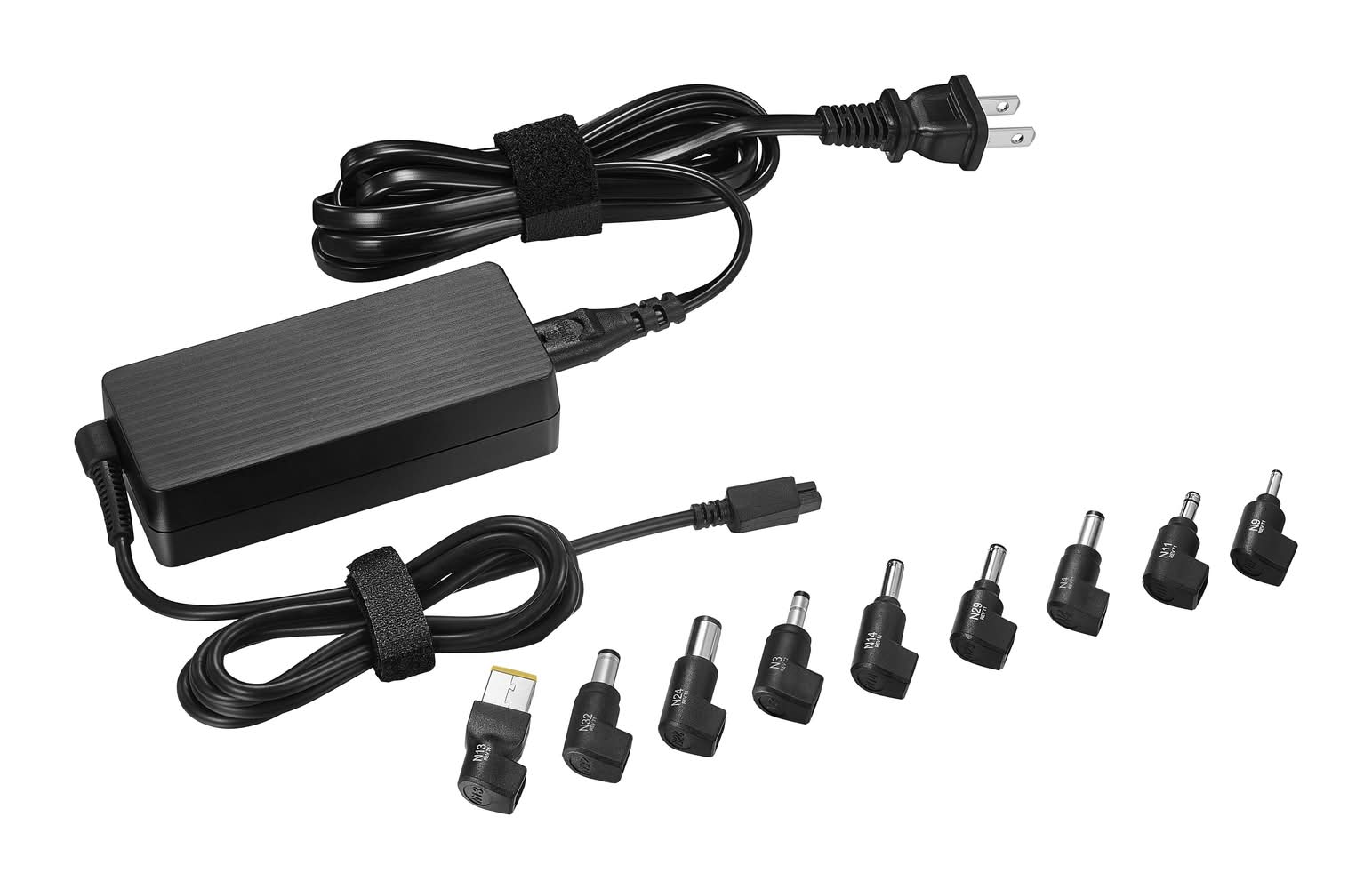 Insignia™ - Universal 65W Laptop Charger - Black