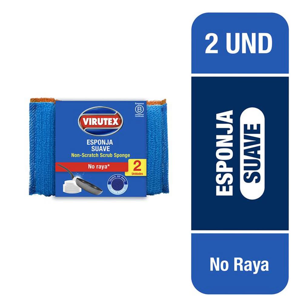 Virutex · Esponja suave (2 un)