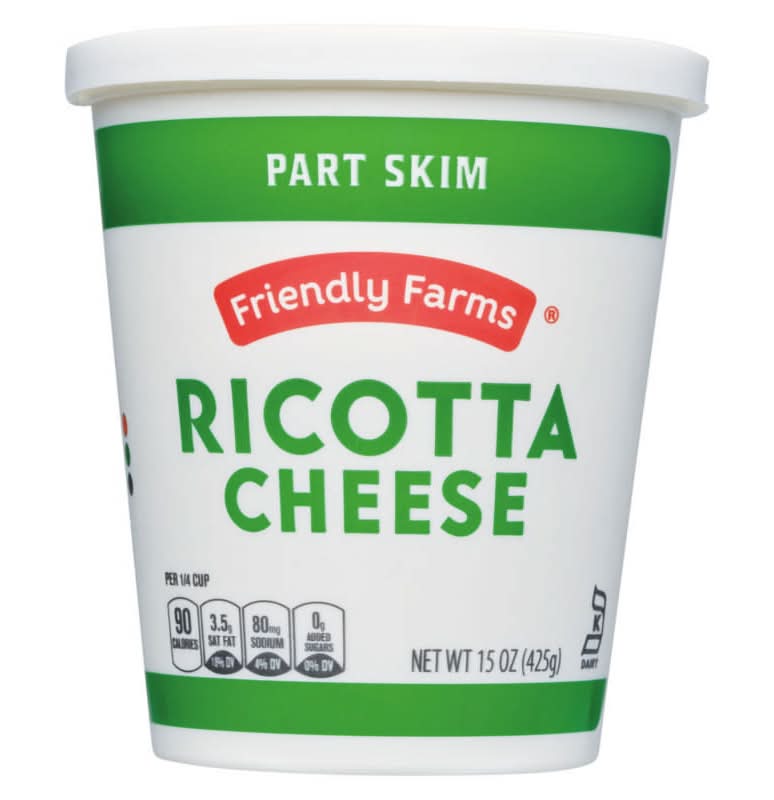 Happy Farms Part Skim Milk Ricotta Cheese (15 oz)