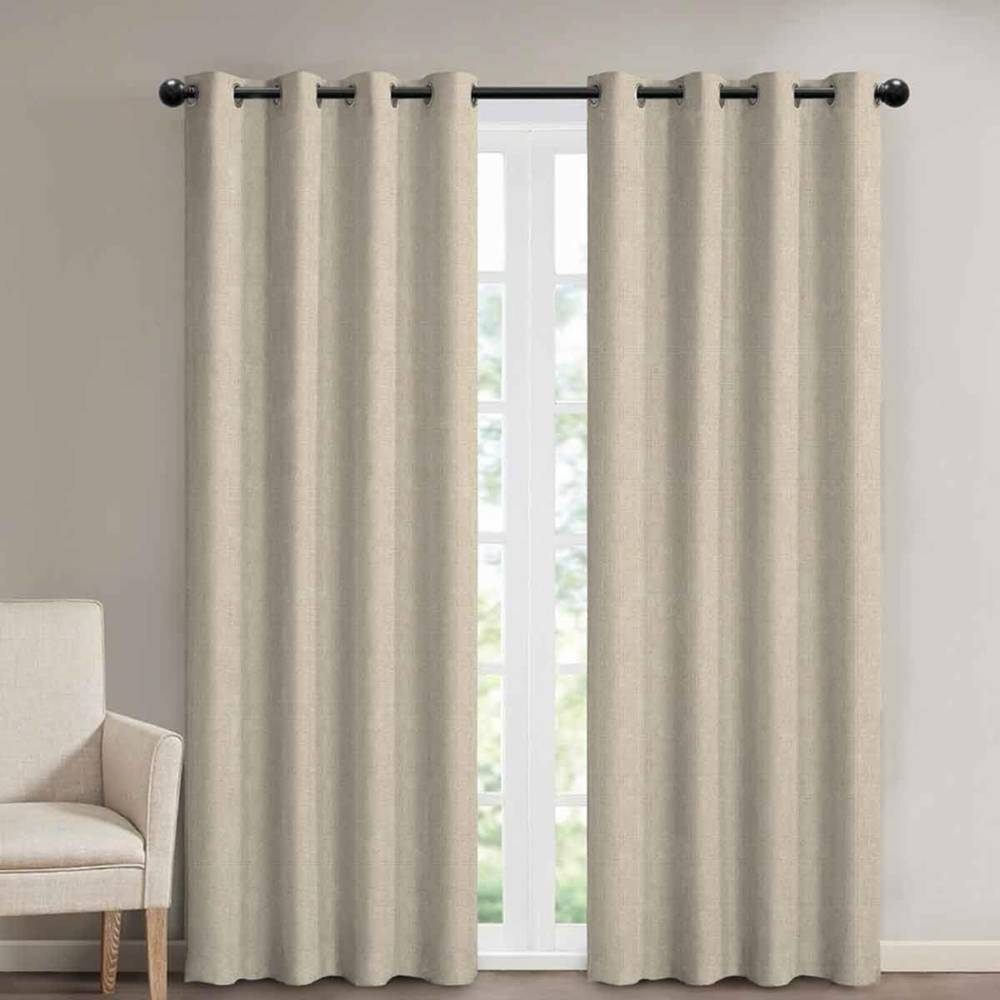 Shadow cortina corrediza de poliéster beige (1 pieza)