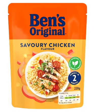 Ben's Original Savoury Chicken, Microwave Rice (220g)