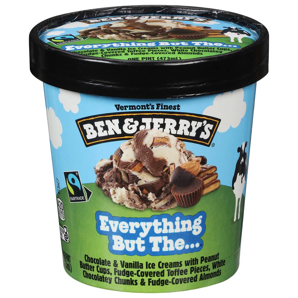 Ben & Jerry's Pint Assorted Flovored Ice Cream