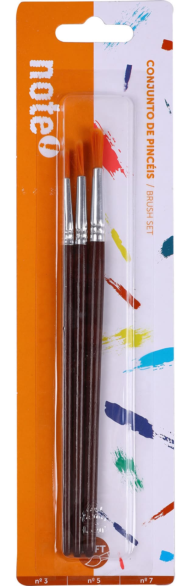 Pincéis Nº 3, 5, 7