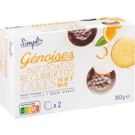 Simpl - Génoises biscuits, orange - chocolat noir (2)