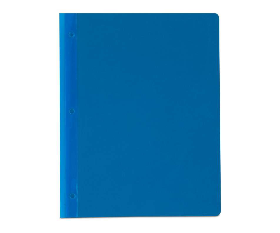 Firstline portfolio en plastique avec pochettes (1 unité, turquoise) - plastic portfolio with pockets (1 unit, blue)