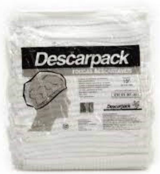 Bompack touca descartável em tnt branca (pacote 100 unidades)