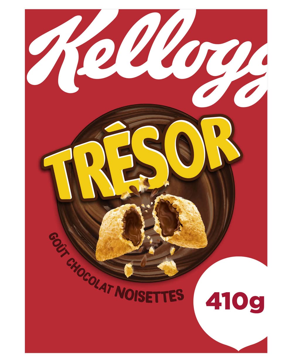 Trésor - Céréales fourrées, chocolat noisettes (410g)