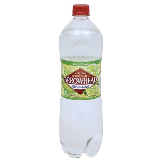 Arrowhead Lime Sparkling Mountain Spring Water (33.8 fl oz)