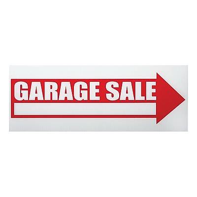 Cosco Garage Sale Red/White Sign With Stake Kit