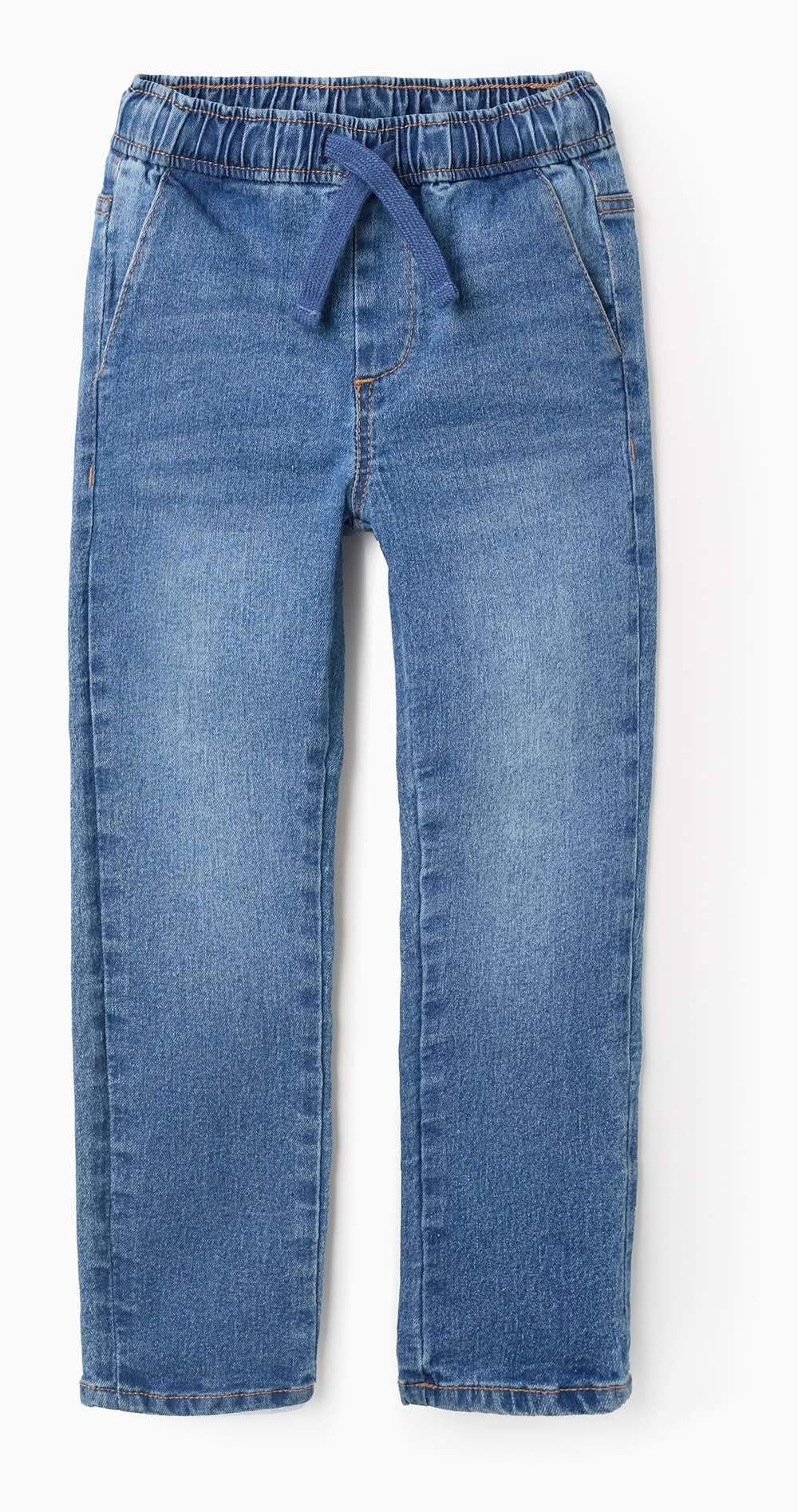 Calças De Ganga Joggers Para Menino 'Slim Fit' (Azul - 6/7 Y)