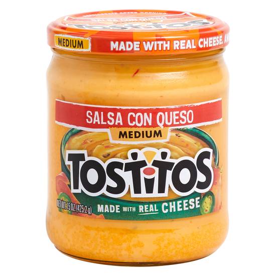 Order Tostitos Medium Salsa con Queso Dip 15oz food online from Everyday Needs By Gopuff store, Fairfield on bringmethat.com