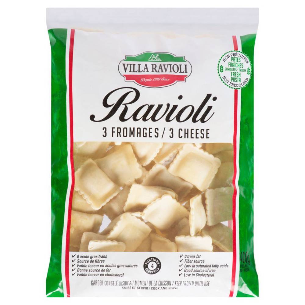 Villa Ravioli Cheese Ravioli 3 (400 g)