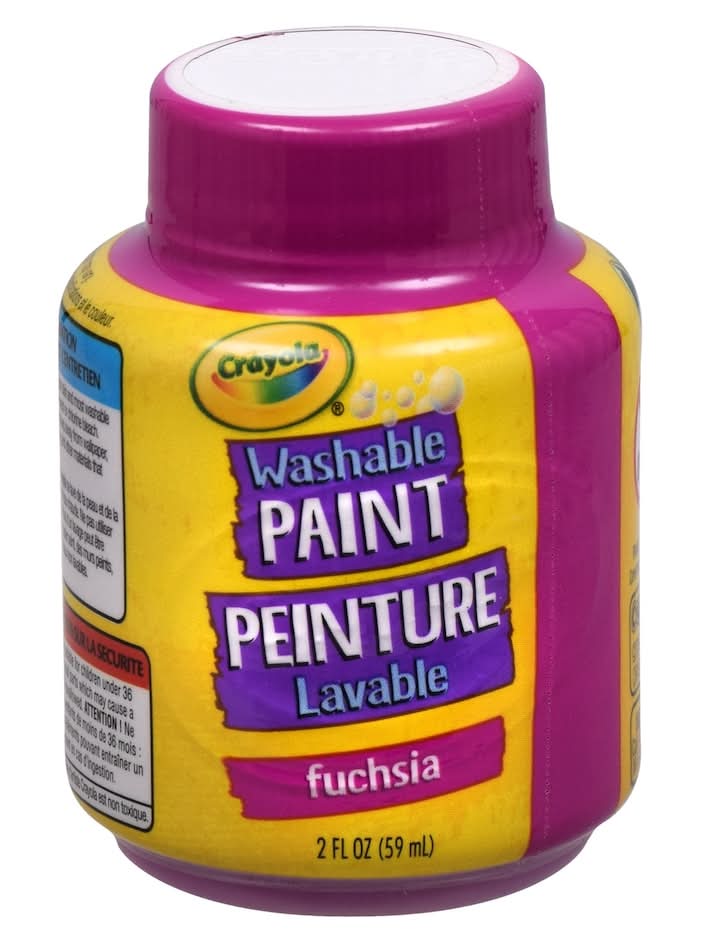 Crayola Washable Paint, Fuchsia (2 fl oz)