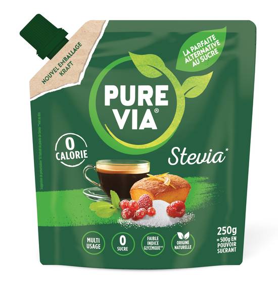 Pure Via - Poudre cristallisee stevia