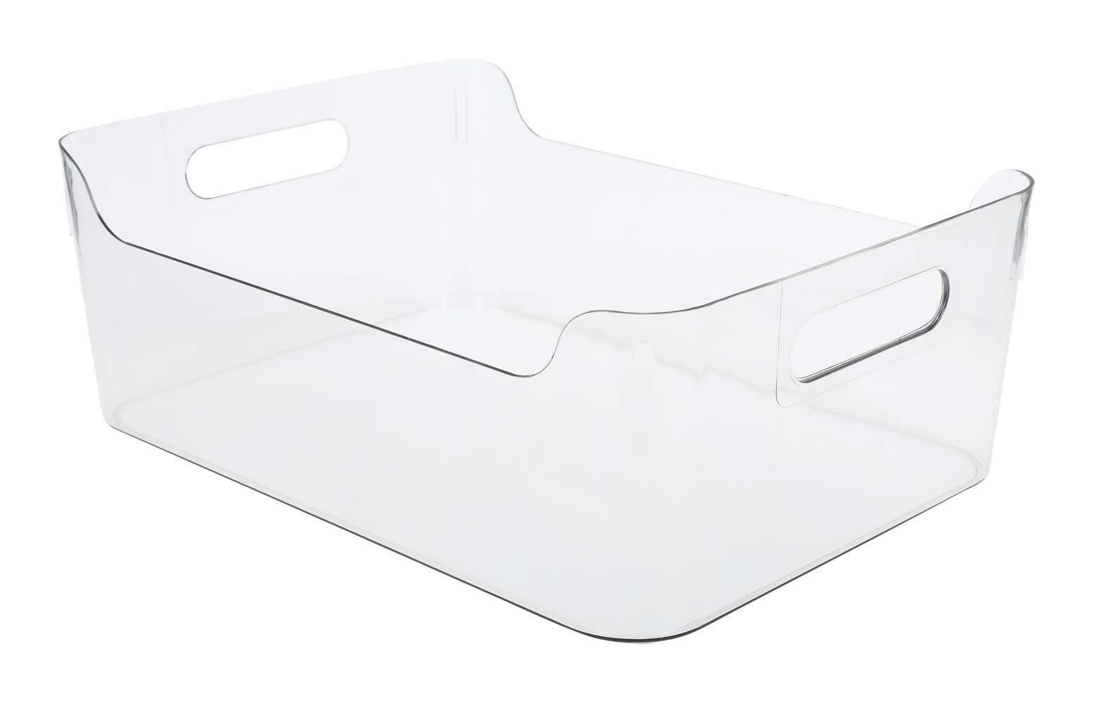 Large Plastic Storage Bin Clear