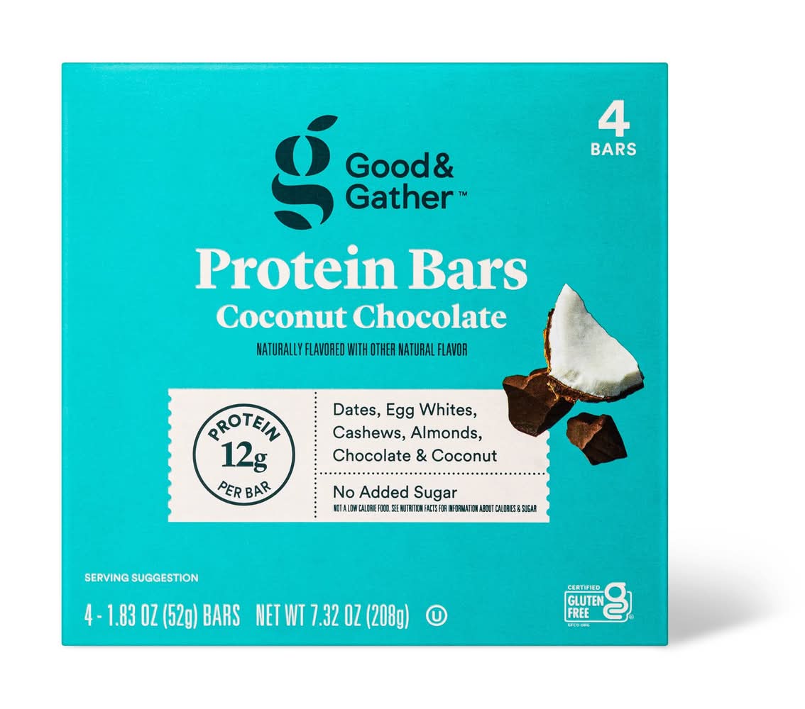 Good & Gather Protein Bars, Coconut-Chocolate (1.83 oz, 4 ct)
