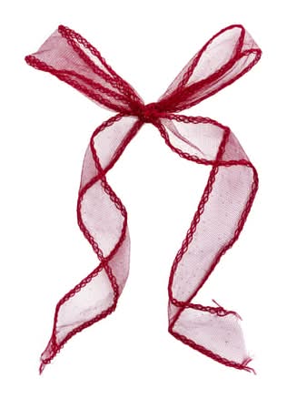 Christmas Tree Bows 5-Pack Red