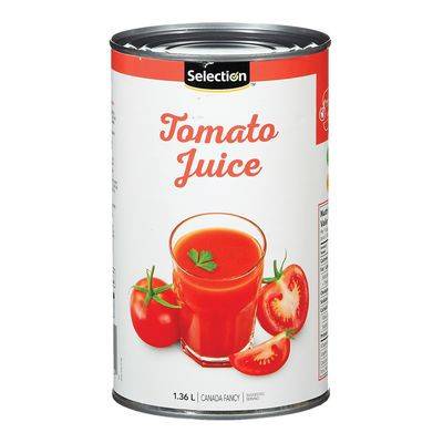 Selection jus de tomate en conserve (1,36l) - canned tomato juice (1.36l)