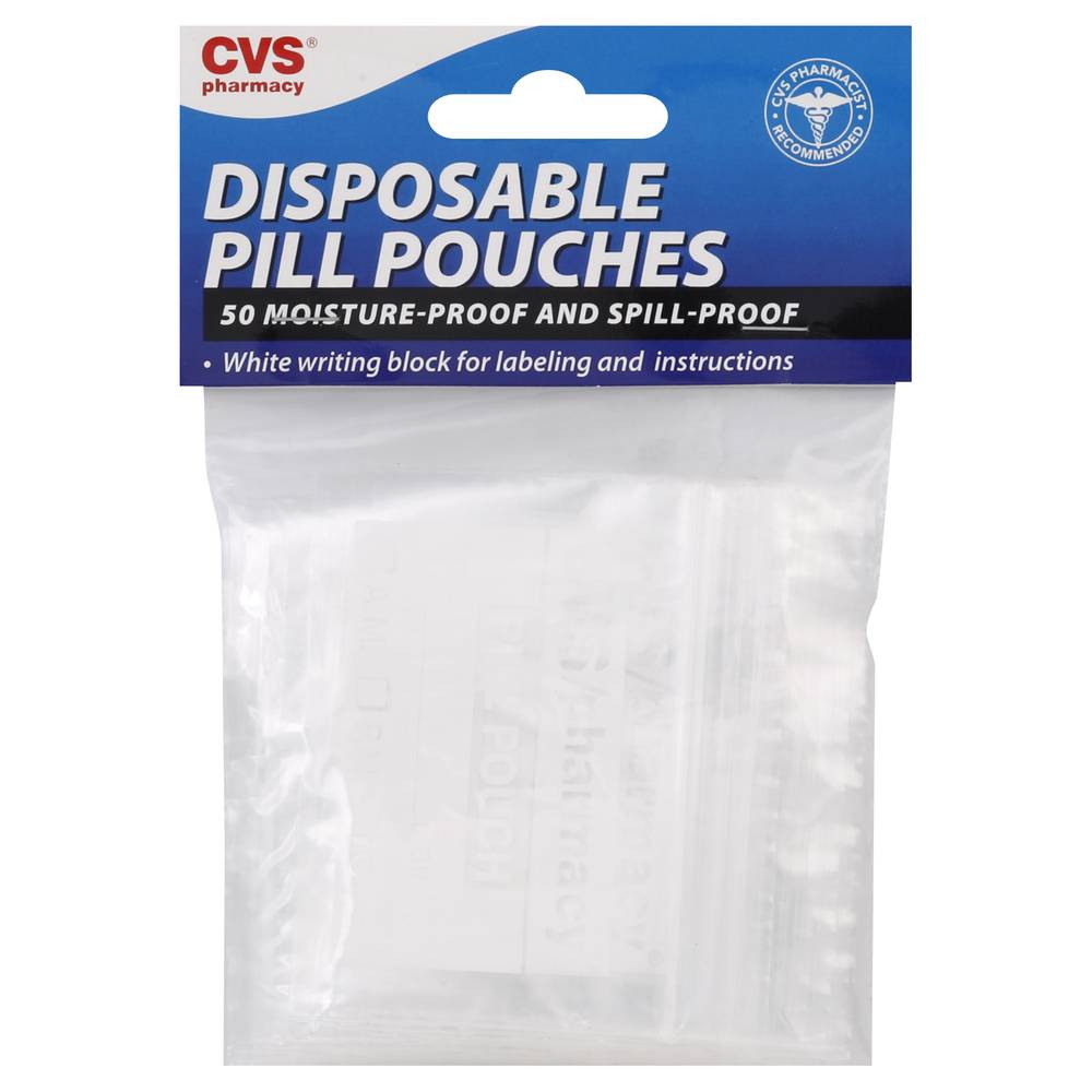 Cvs Disposable Pill Pouches