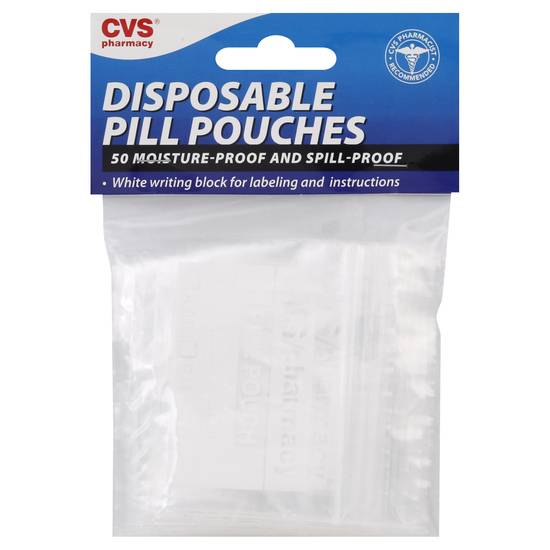 Cvs Disposable Pill Pouches