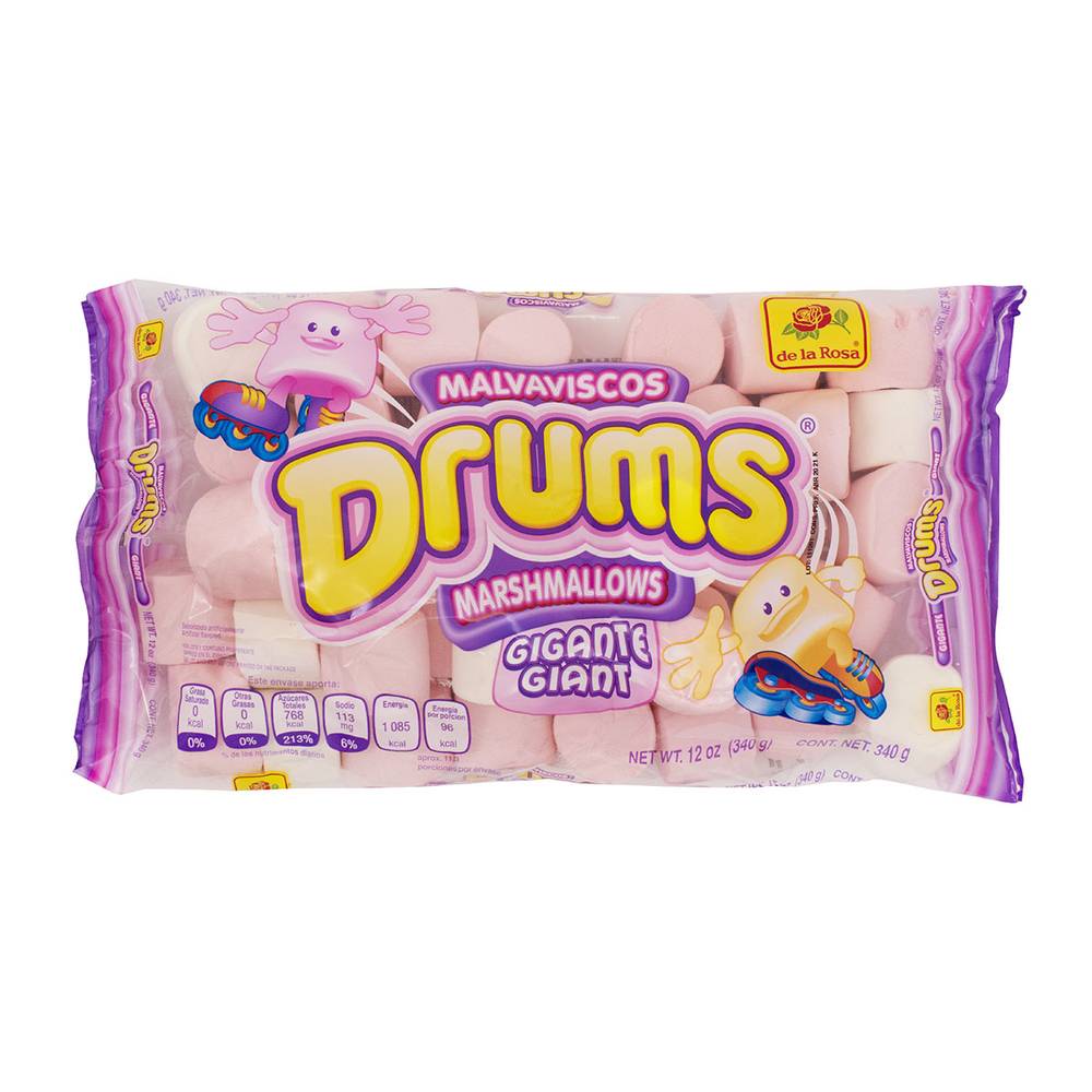 de la Rosa · Malvaviscos drums gigantes (340 g)