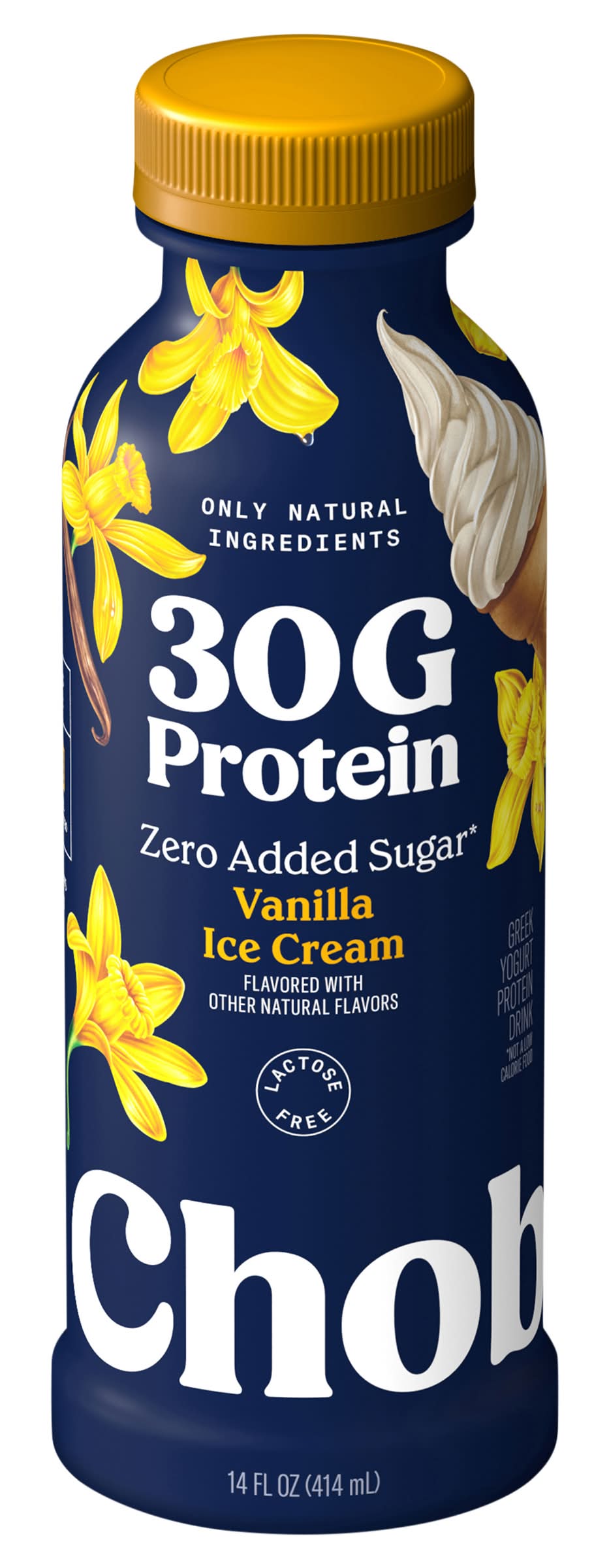 Chobani Zero Sugar Greek Yogurt Protein Drink, Vanilla Ice Cream (14 fl oz)