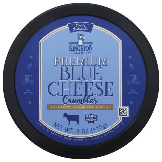 Kingston Creamery Blue Cheese Crumble Cupsp (4 oz)