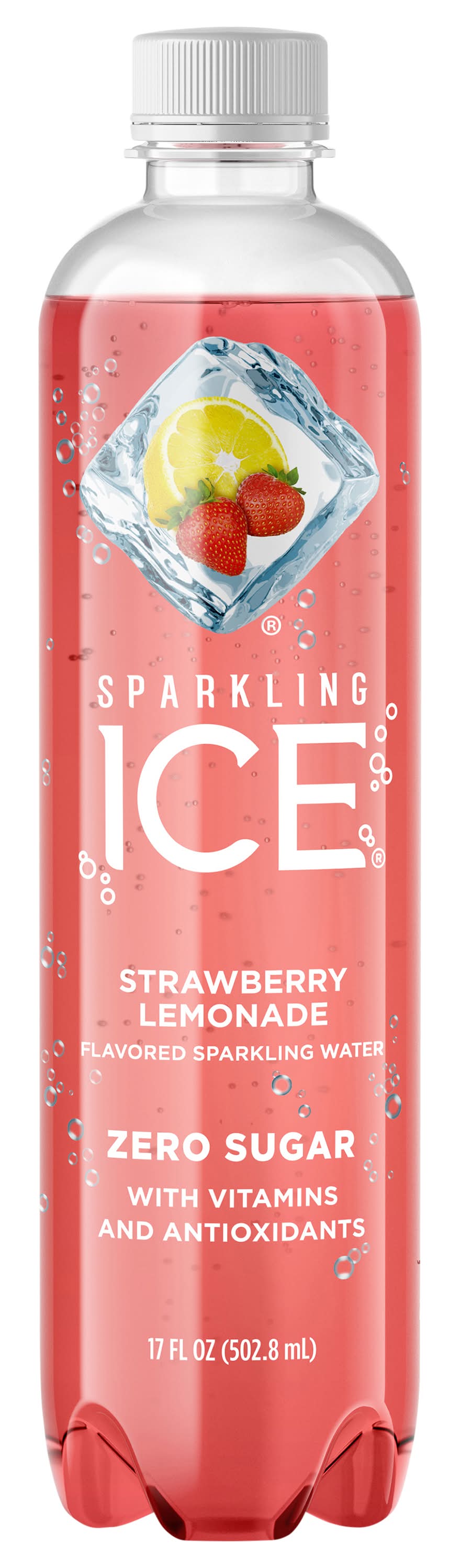 Sparkling Ice Zero Sugar Water, Strawberry-Lemonade (17 fl oz)