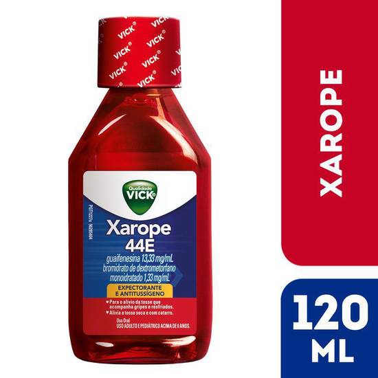 P&g vick 44e xarope expectorante (120ml), Delivery Near You, xarope  expectorante 