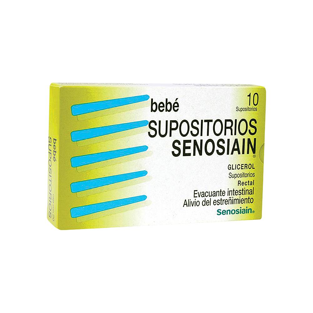 Senosiain glicerol supositorios 1478 mg (10 piezas)
