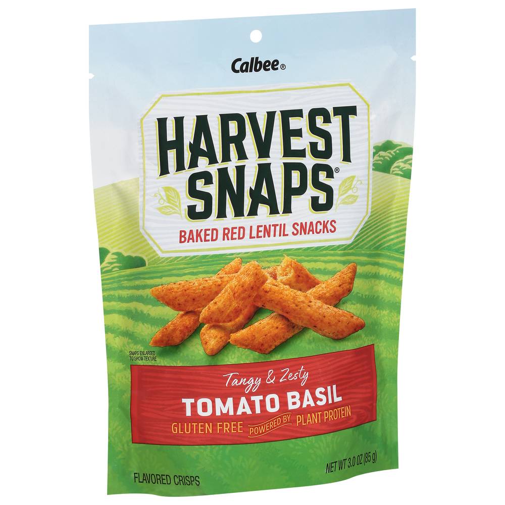 Harvest Snaps Tomato Basil Baked Red Lentil Snacks (3 oz)