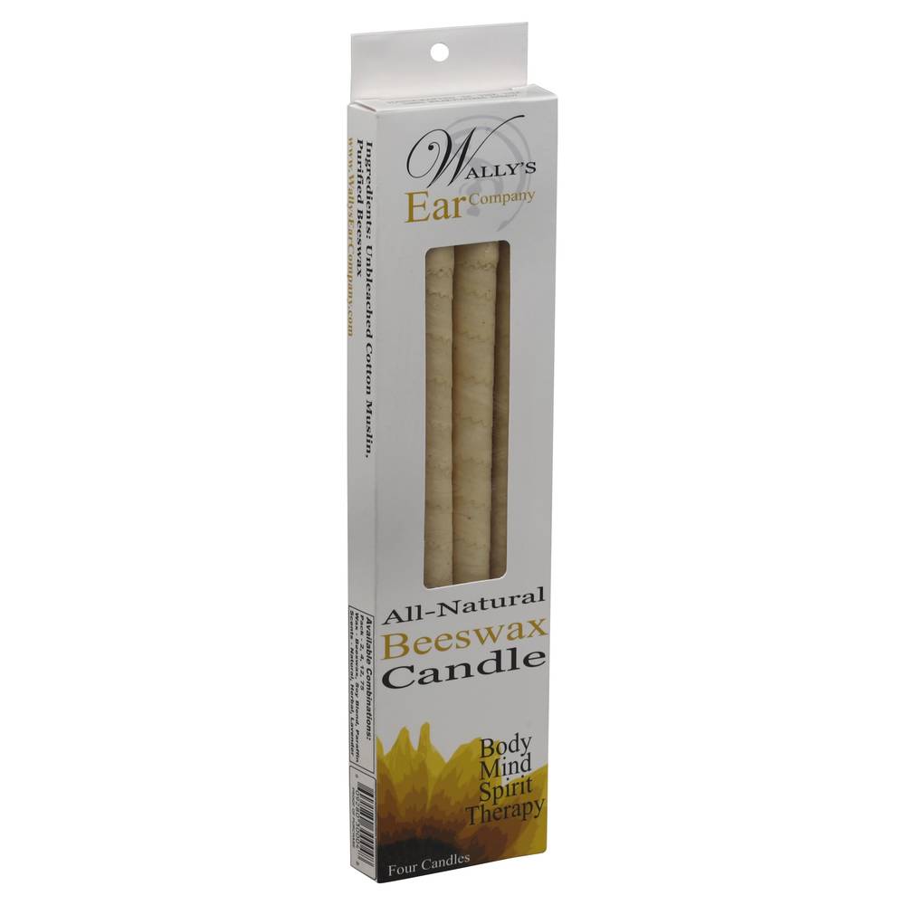 Wally's Natural Beeswax Ear Candles (4 ct)