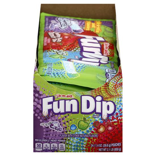 Link-M-Aid Fun Dip 3 Flavors (1.4 oz)