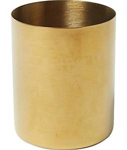Martha Stewart Steel Pen Cup, Gold (MS109H)