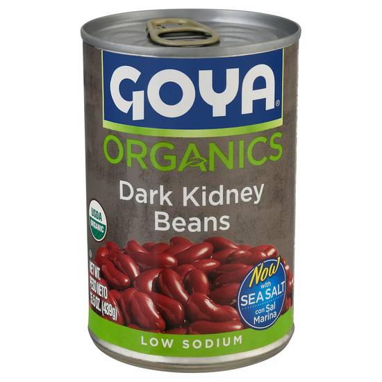 Goya Organic Dark Kidney Beans Low Sodium