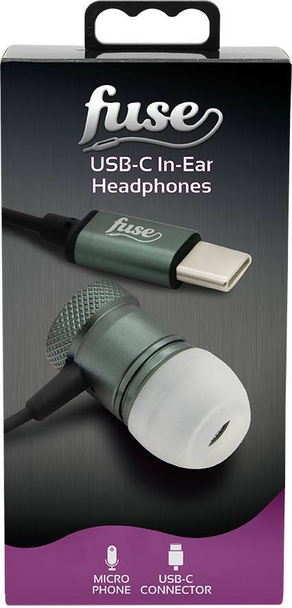 Fuse USB-C In Ear Headphones Grey