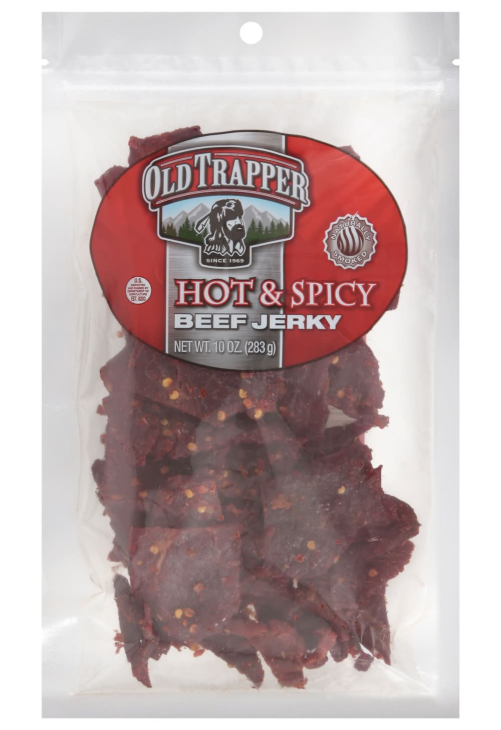 Old Trapper Beef Jerky Hot and Spicy (10.9 oz)