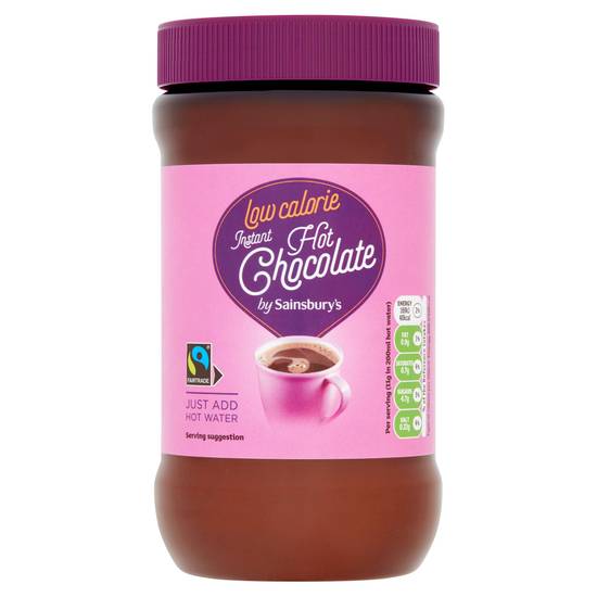 Sainsbury's Low Calorie Instant Fairtrade Hot Chocolate 250g