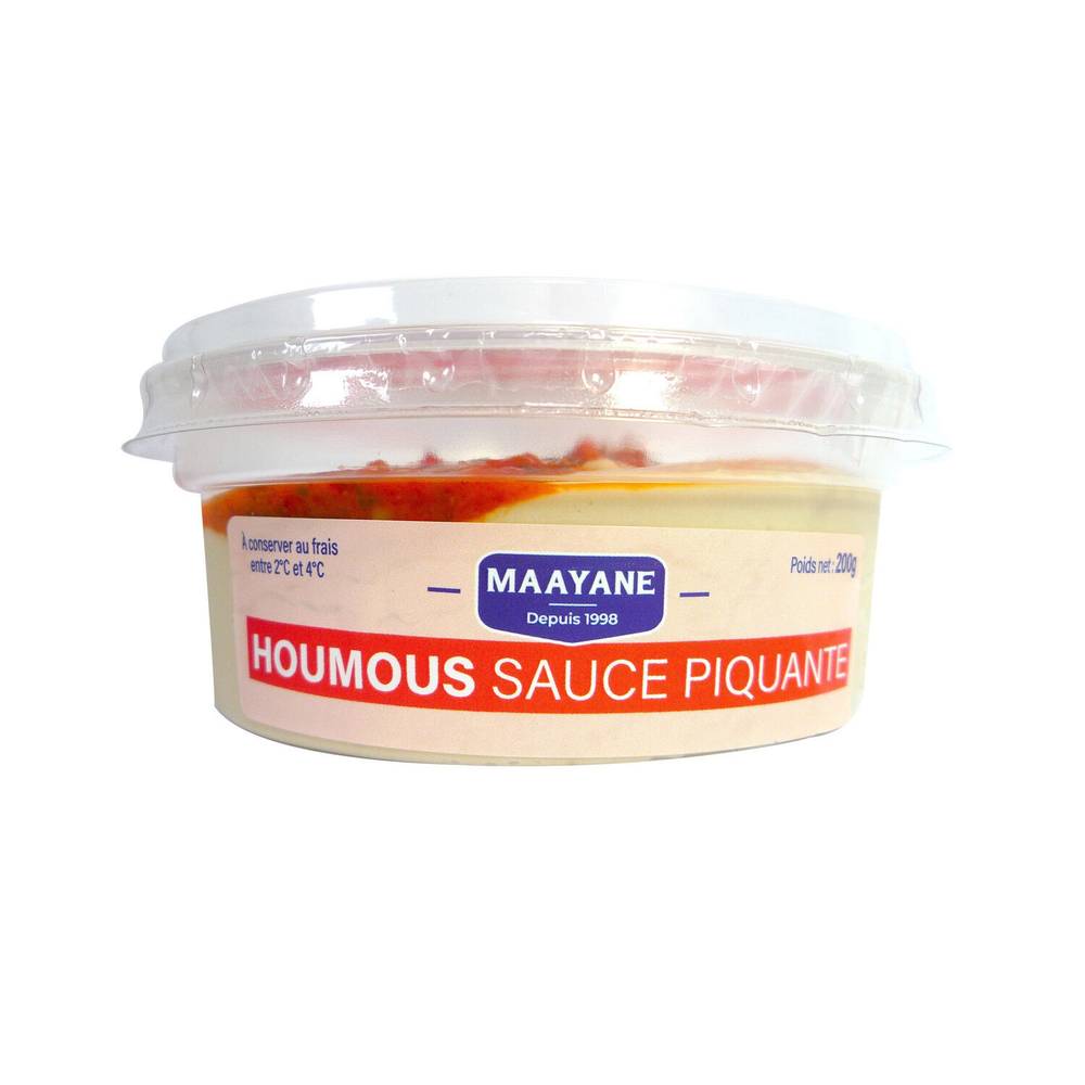 Maayane - Houmous à la sauce piquante
