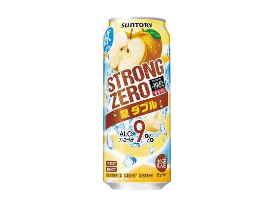 266971：サントリー -196℃ ストロングゼロ 梨ダブル 缶 500ML / Suntory -196℃ Strong Zero Double Japanese Pear