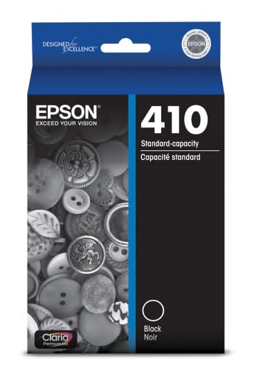 Epson® 410 Claria® Premium Black Ink Cartridge, T410020-S