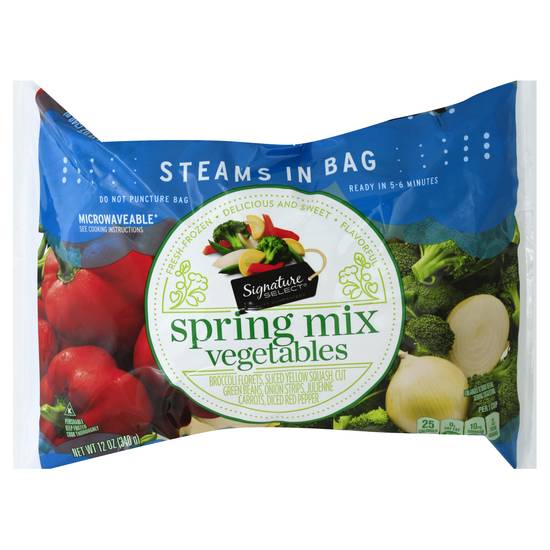 Signature Select Microwaveable Spring Mix Vegetables