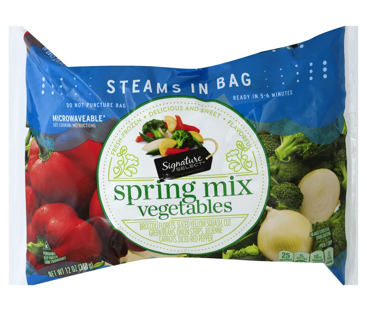 Signature Select Microwaveable Spring Mix Vegetables (12 oz)