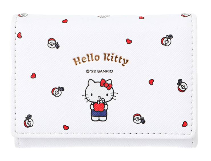 Miniso · Cartera sintética hello kitty, 11x8 cm , blanca