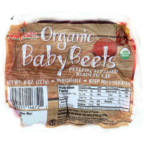 Melissa's Organic Steamed Baby Beets