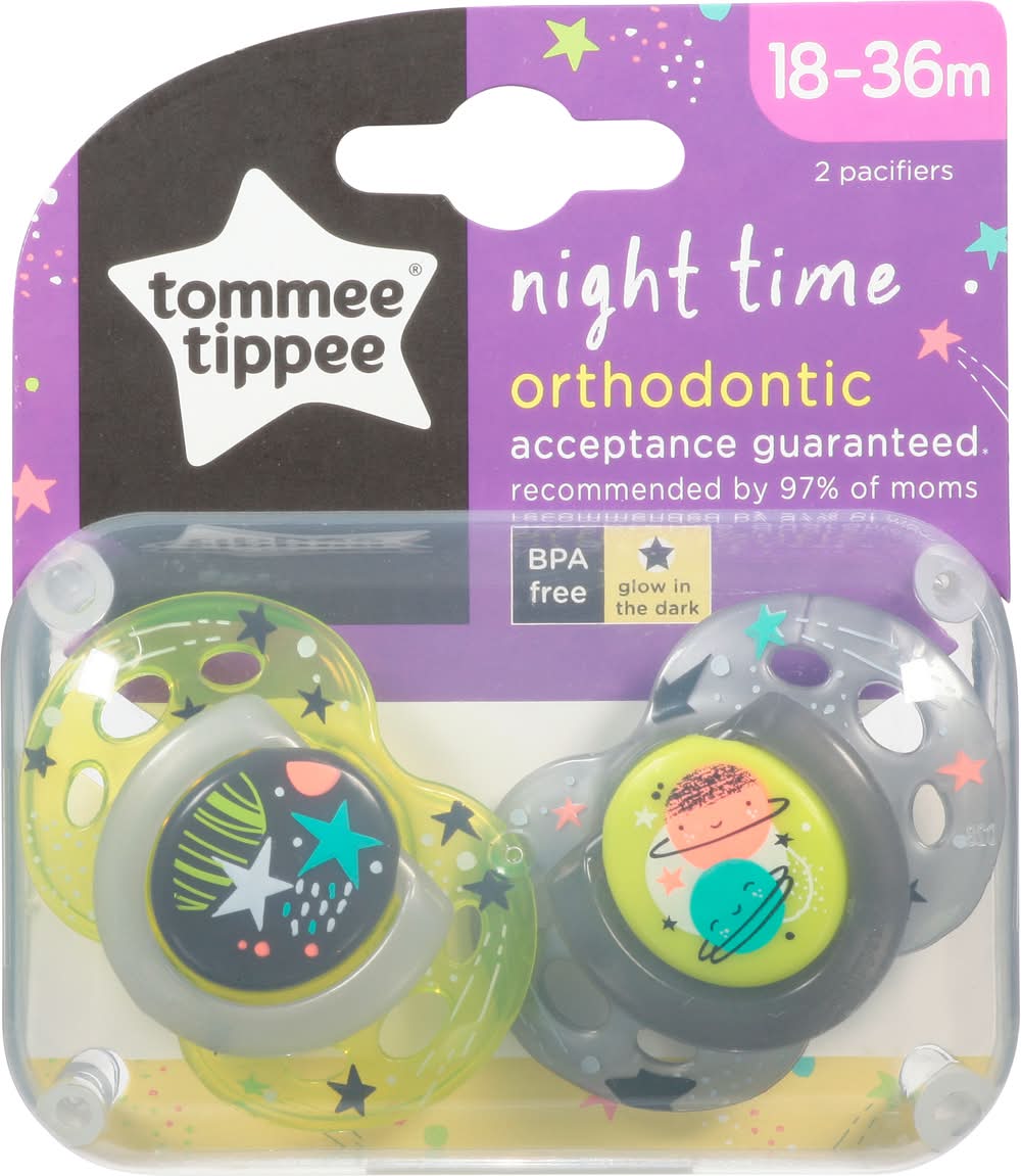 Tommee Tippee Orthondontic Night Time Pacifier pack (40 g)