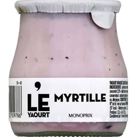 Daily Monop Yaourt Myrtille Le Pot De 140G